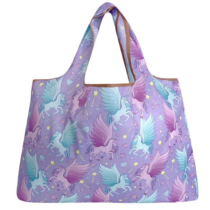 Wrapables.com - Vente Sacs de course/à provisions - Grand sac à provisions réutilisable en nylon écologique Wrapables36