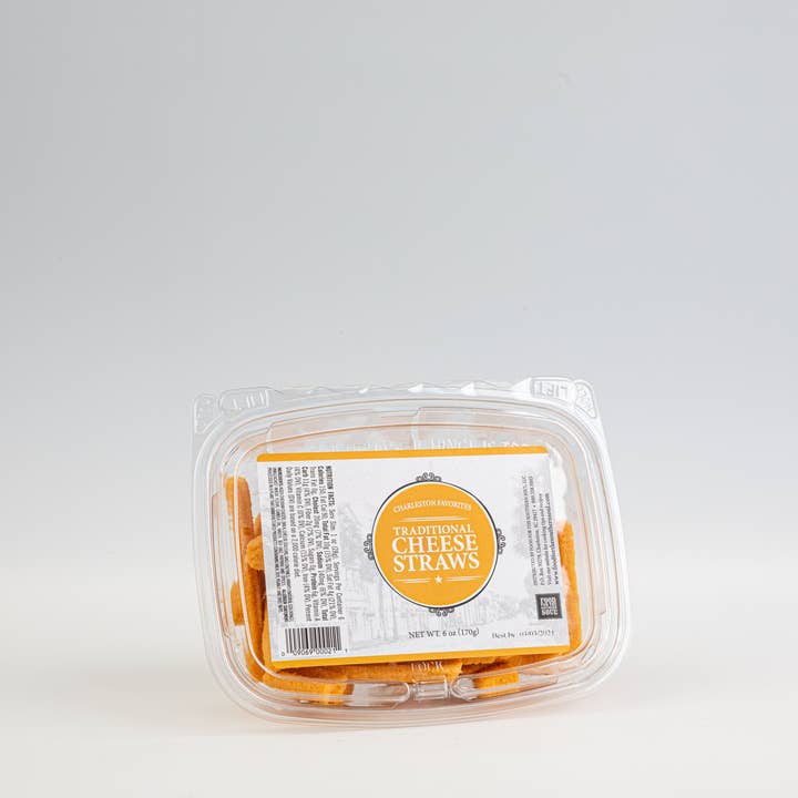 Charleston Favorites, Food For The Southern Soul, BlackJack - Wholesale Puffed Snack - Charleston Favorites Traditional Cheese Straws 6 Oz