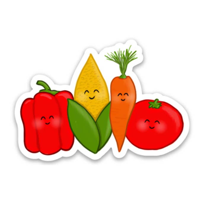 Veggies - Sticker for wholesale by Kevin & Kaia