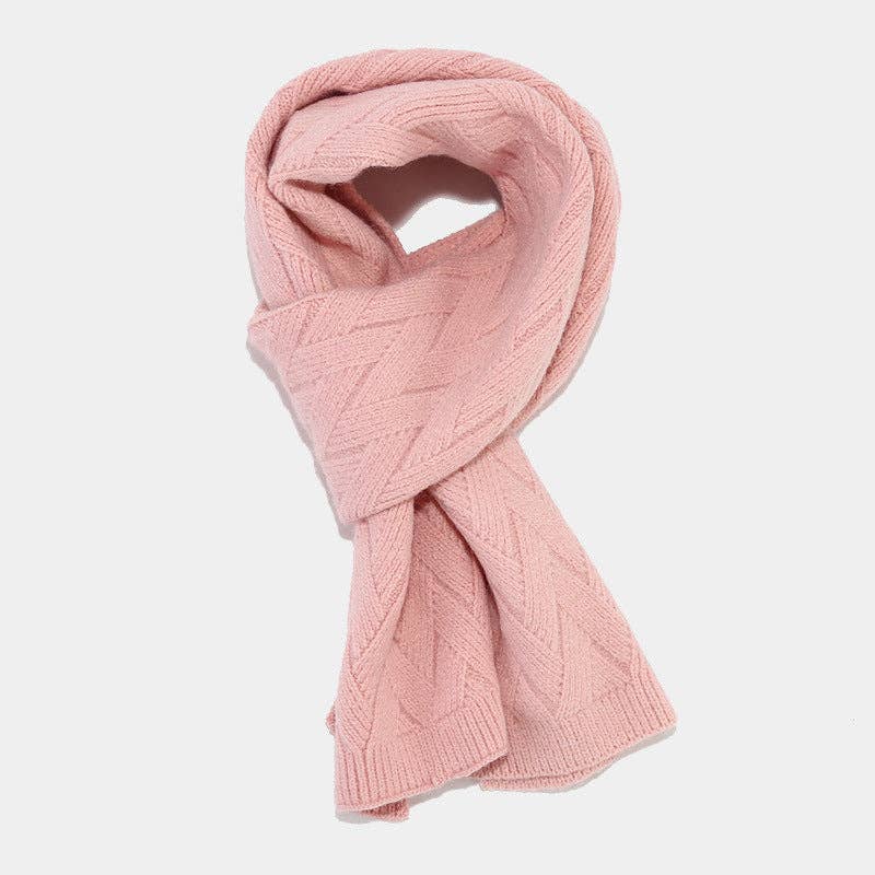 Dipped Shop - Wholesale Winter Accessory Set - Women's - 3PCS Solid Color Twist Hat & Scarf Sets DPHS03447