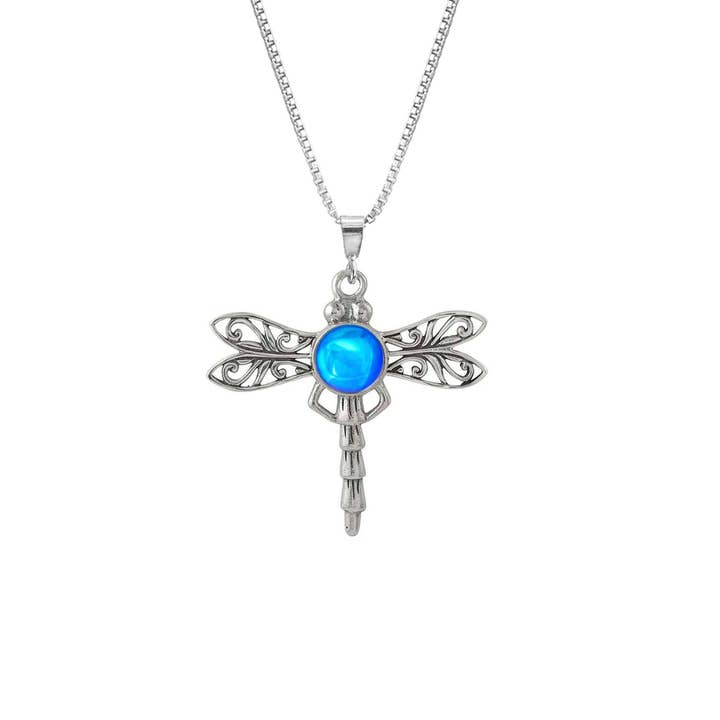 LeightWorks - Wholesale Pendant/Charm Necklace - Small Dragonfly Pendant