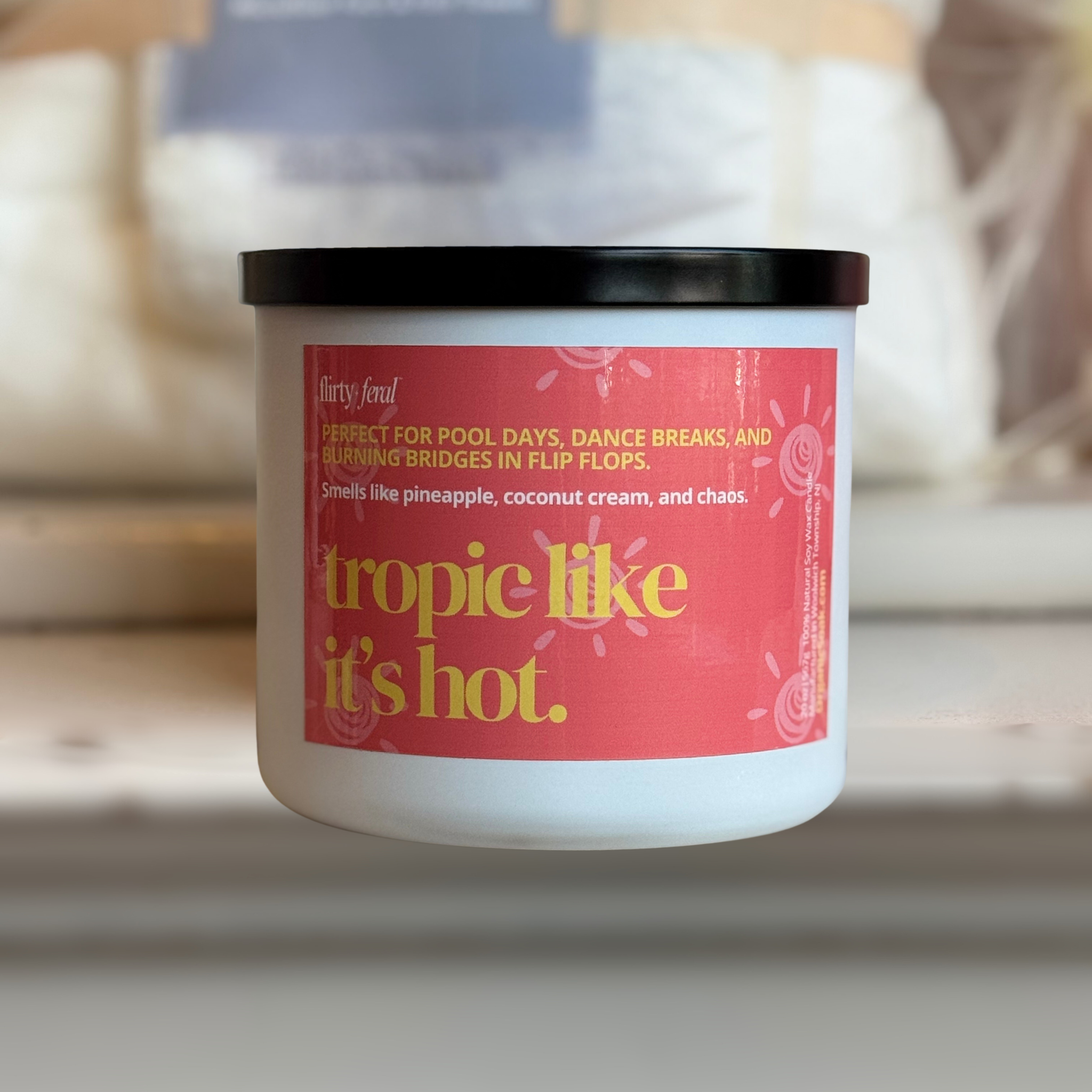 Organic Soak - Vendita all'ingrosso Candela in vasetto - Candela Tropic Like It's Hot Soy1