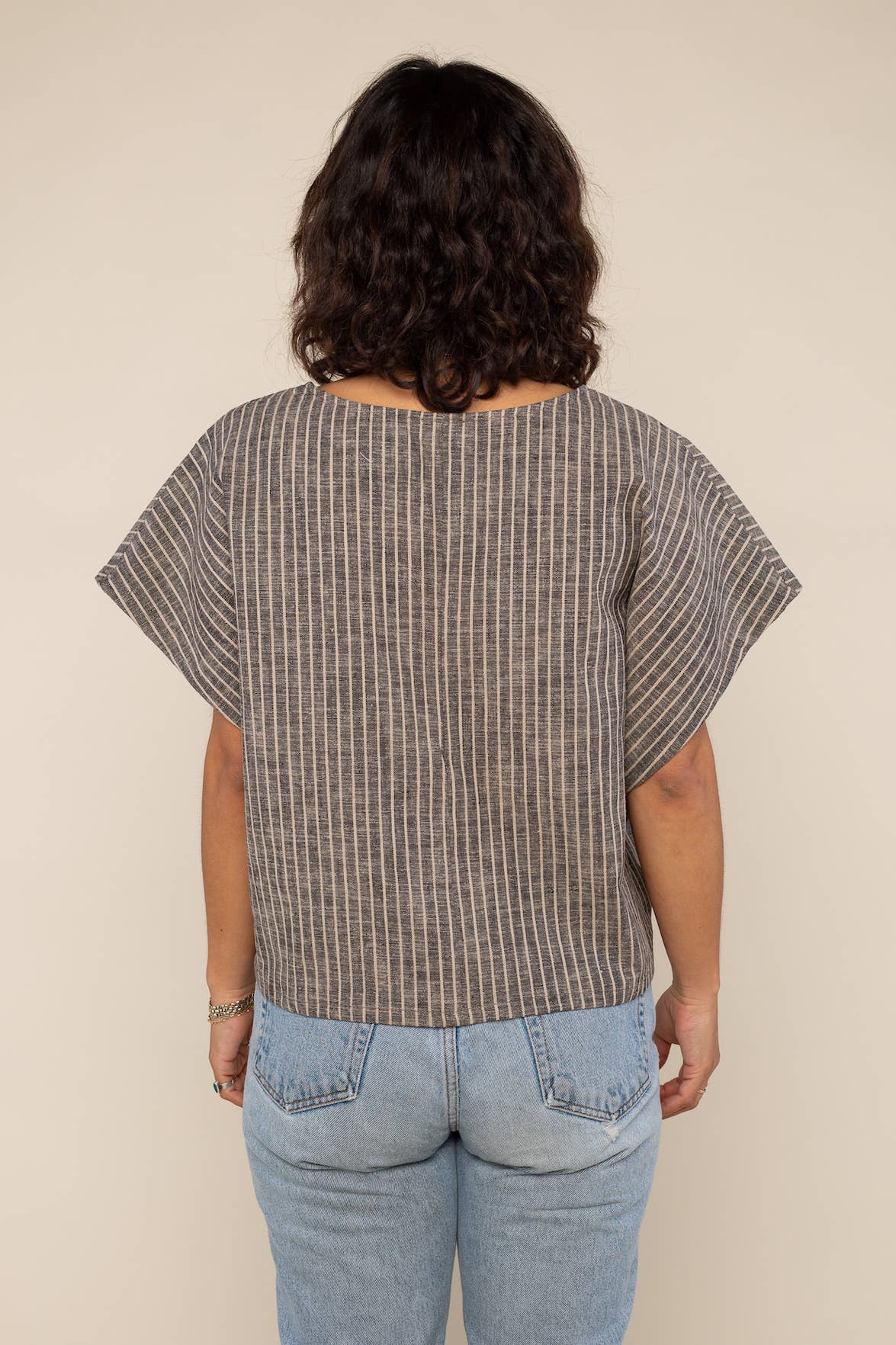 Negro/Taupe Top Lena de venta al por mayor en Faire1