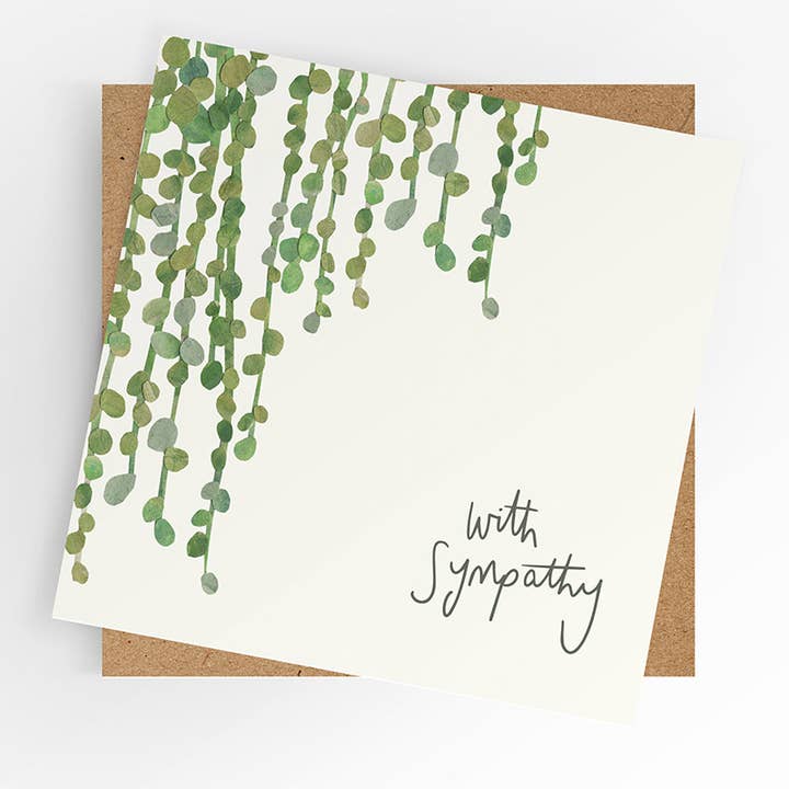 Sympathy card for wholesale by Under the Willow Tree