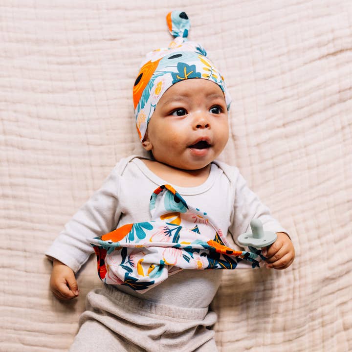 Milk Snob - Wholesale Newborn/Knit Hat - Baby - Magnolia Adjustable Knot Newborn Baby Hat