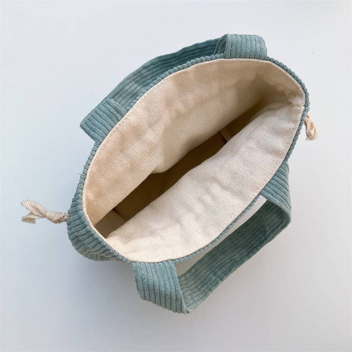 Funkyrel® Atzbranding Limited - Wholesale Drawstring Bag - Women's - Corduroy Drawstring Handheld Storage Bag