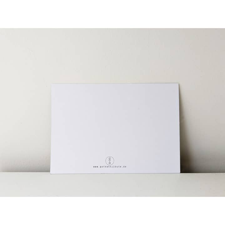 gute.attribute - Wholesale Christmas Card - World globe design silver, black2