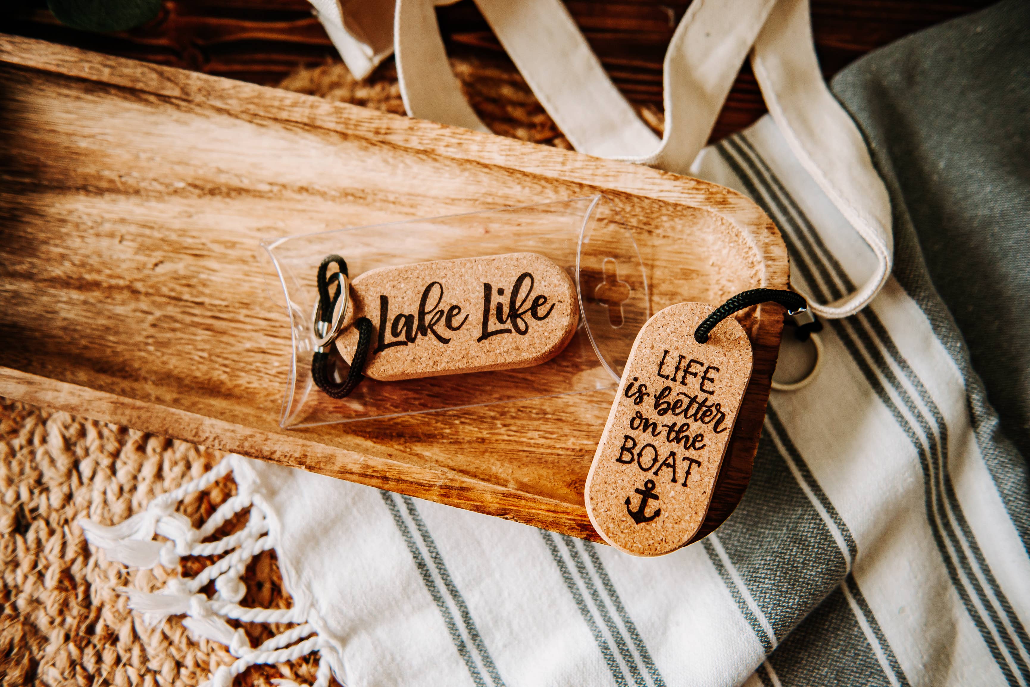 The Lillie Pad - Wholesale Keychain - Unisex - Floating Cork Keychain for Boating and Lake Life6