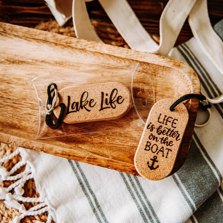 The Lillie Pad - Wholesale Keychain - Unisex - Floating Cork Keychain for Boating and Lake Life6