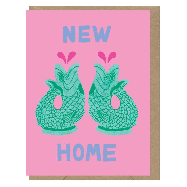 Earlybird Designs – wholesale House-warming card – LITT6 New Home Jugs - Mini Card 0