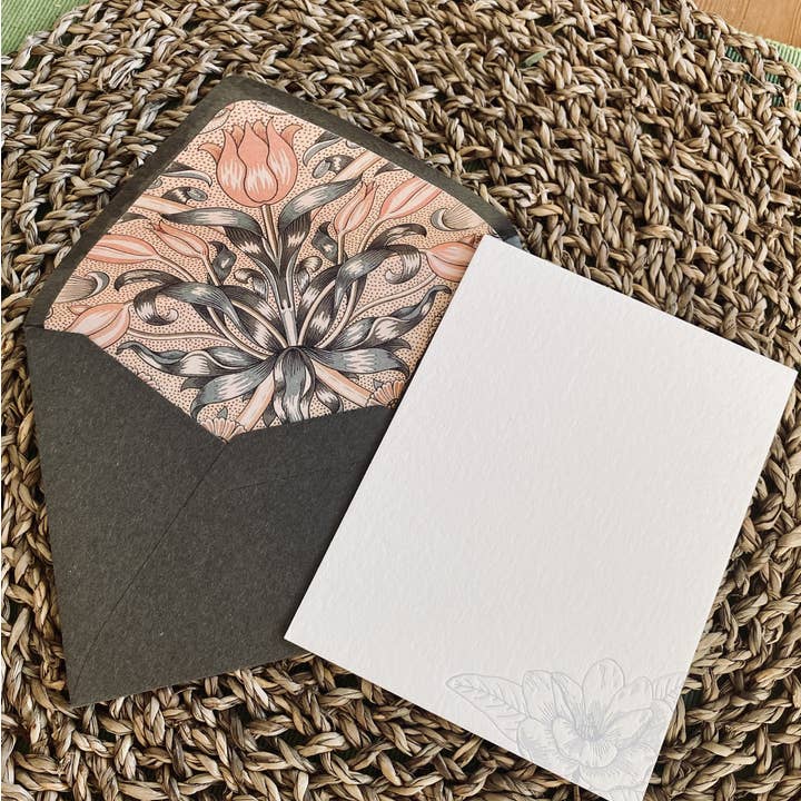 DrifWoo - Wholesale Envelopes - Multi-color Lined Vintage Envelopes Set, ThankYou Card,BZ0013