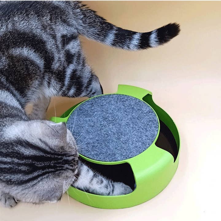 VIGOR - Wholesale Pet Toy - Cat - All cats Interactive Cat Tunnel Toy Moving Mouse Rotating Sm