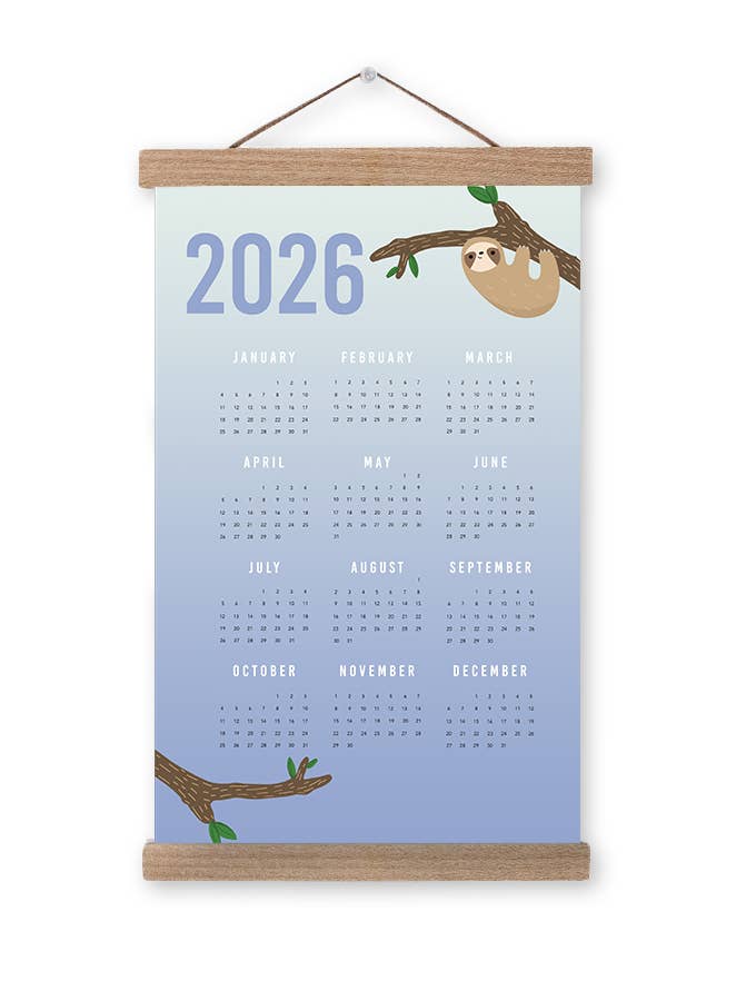 2026 Dovendyr Vægkalender for engroshandel hos IMPAPER
