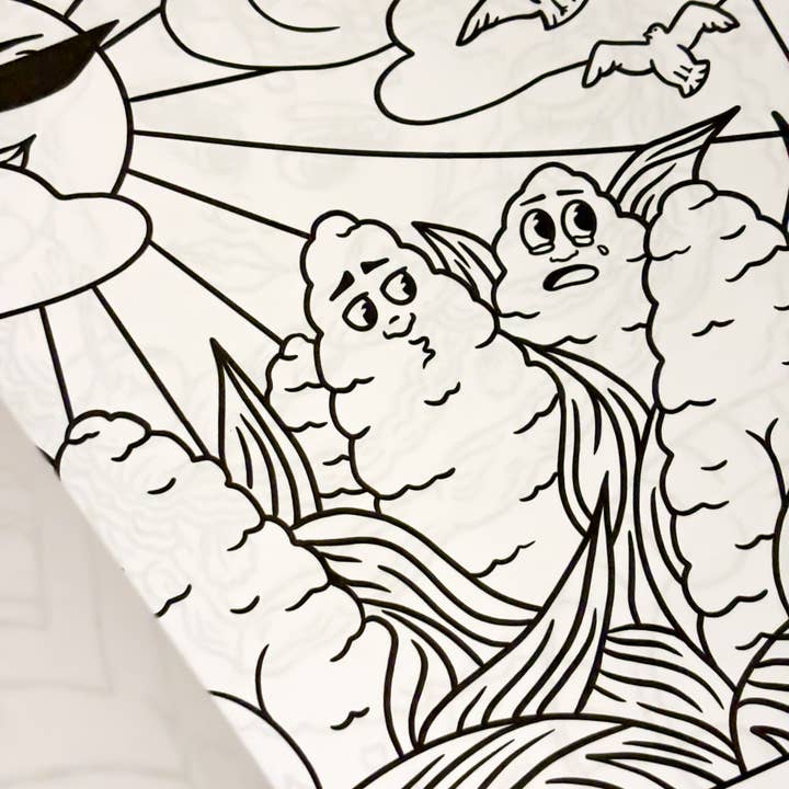 Cheeky Art Studio - Wholesale Coloring & Activity Book - Adult - Foodie Booties 2: A Cheeky Coloring Book2