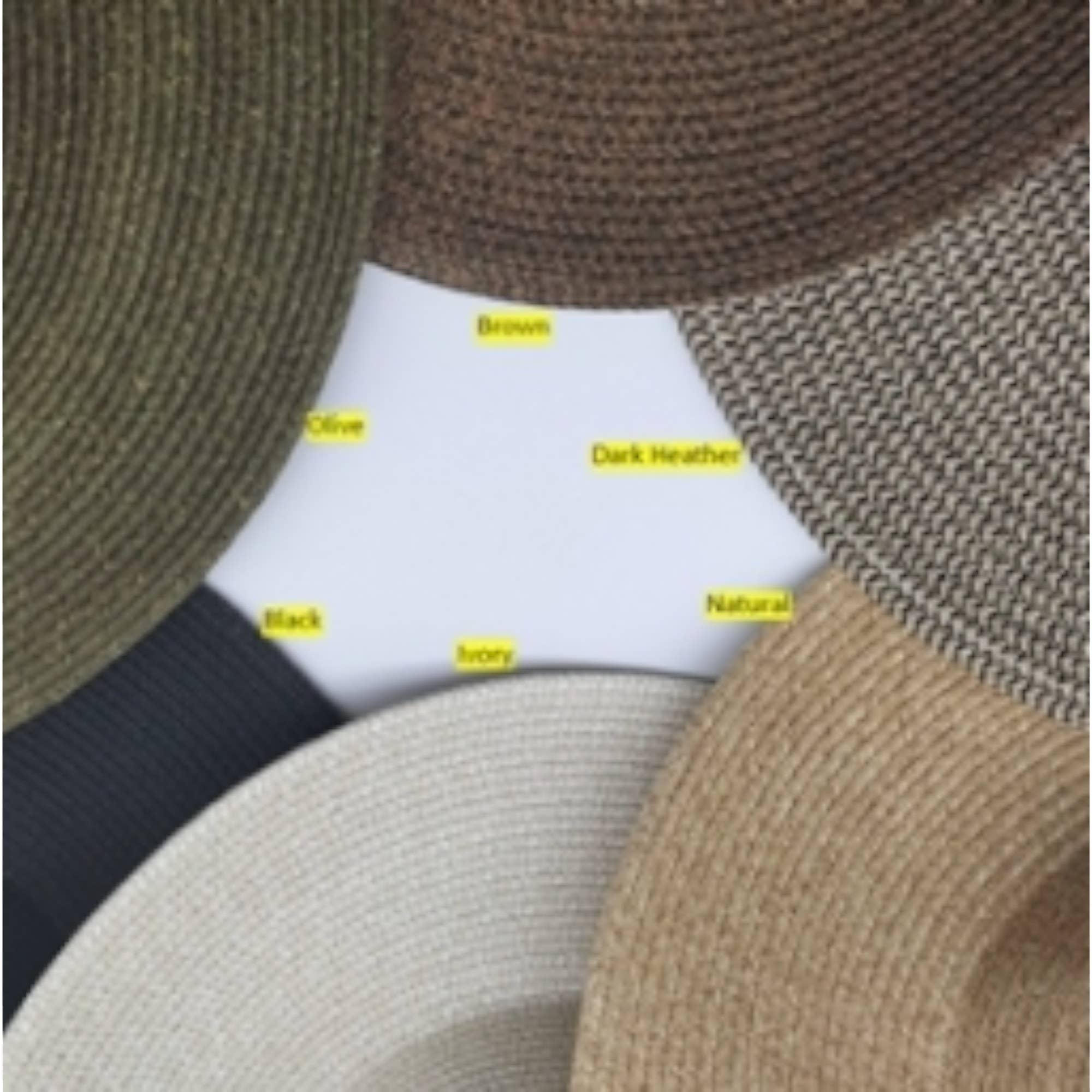 One and Only Accessories - Wholesale Visor - Women's - Crownless Straw Visor - NEW COLORS ADDED!1