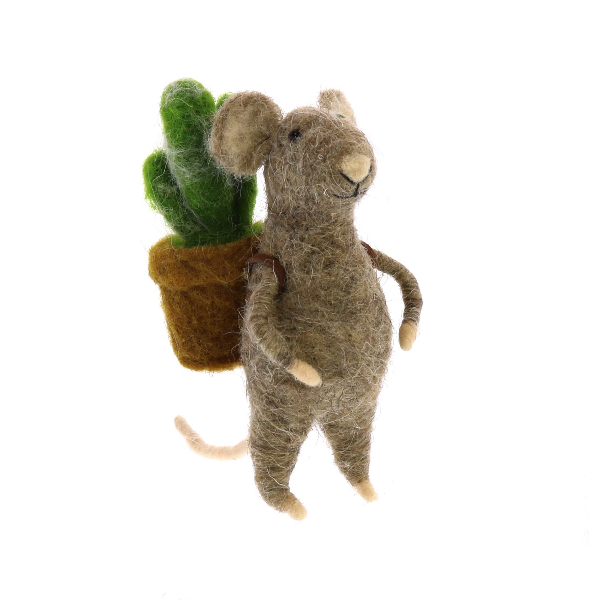 HomArt - Wholesale Decorative Figurine - Mice with Succulents, Set of 35