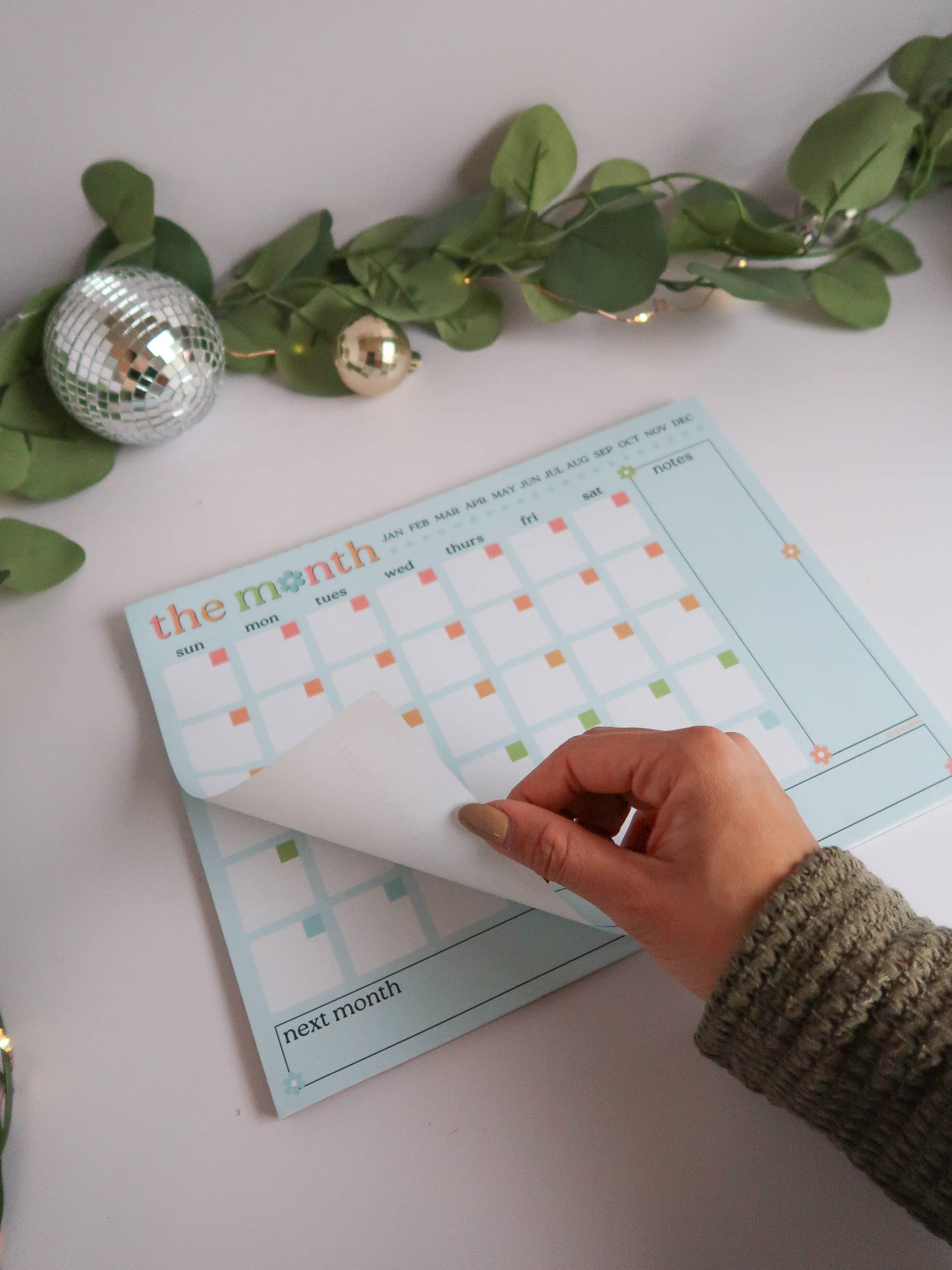 Created By Christine - Wholesale Planner - The Month | monthly planner notepad1