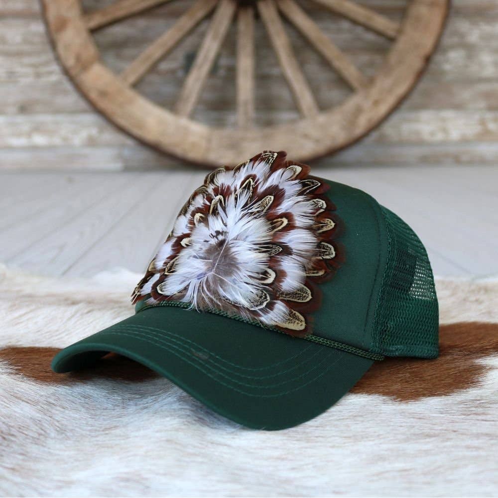 Willow Lane Hat Co. - Wholesale Trucker Hat - Women's - Feathered Trucker Caps1