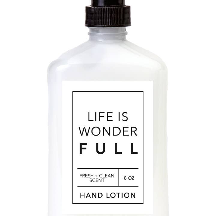 Freedom Studios - Vente Crèmes/lotions pour les mains - 8 oz Wonderfull Lotion pour les mains