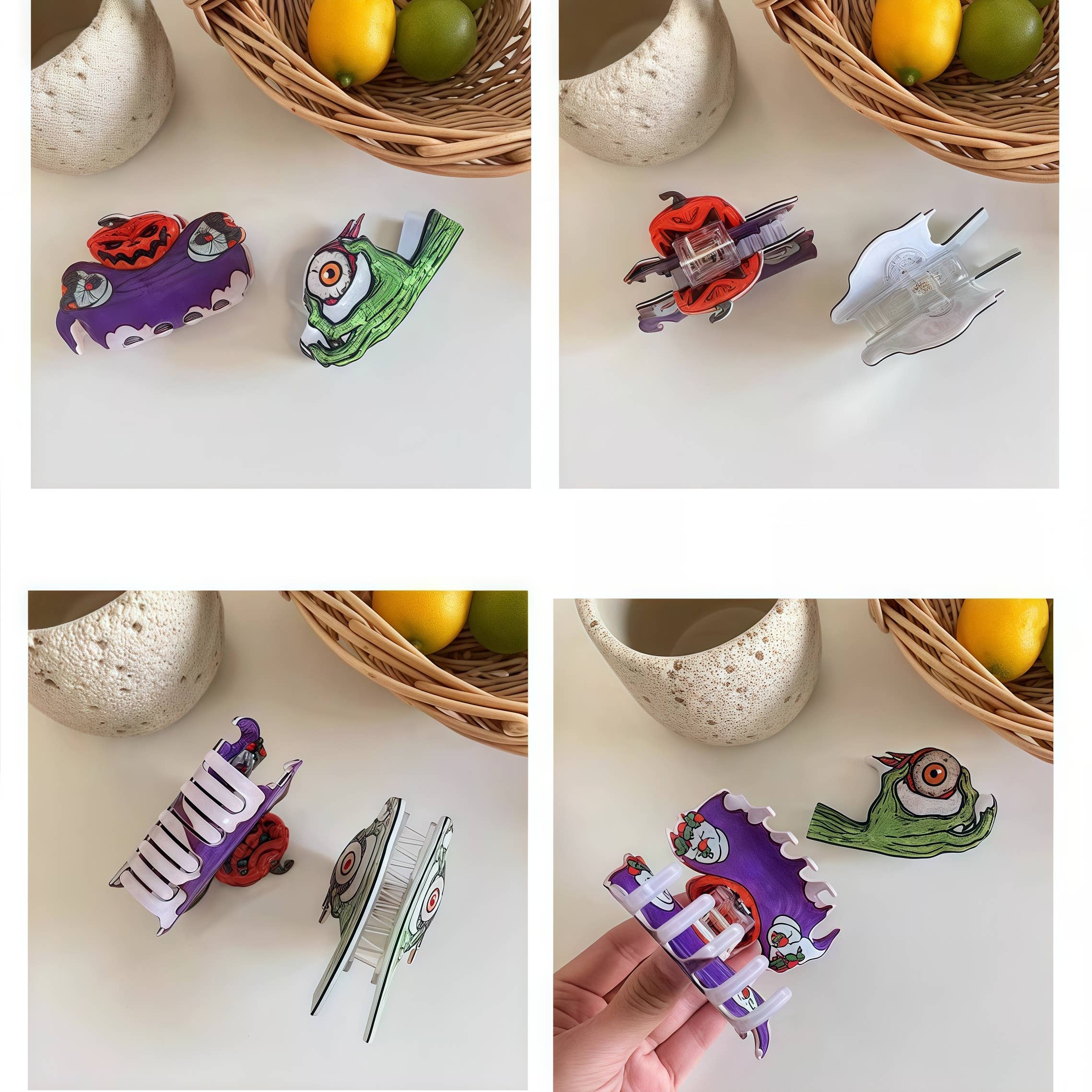 Otterware - Wholesale Hair Clip - Women's - Halloween Haunted Hair Clips | Oversized Costume Claws13