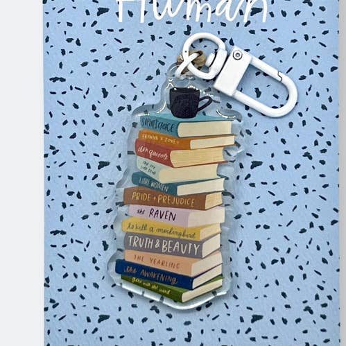 Book Keychain for wholesale by Good and Human