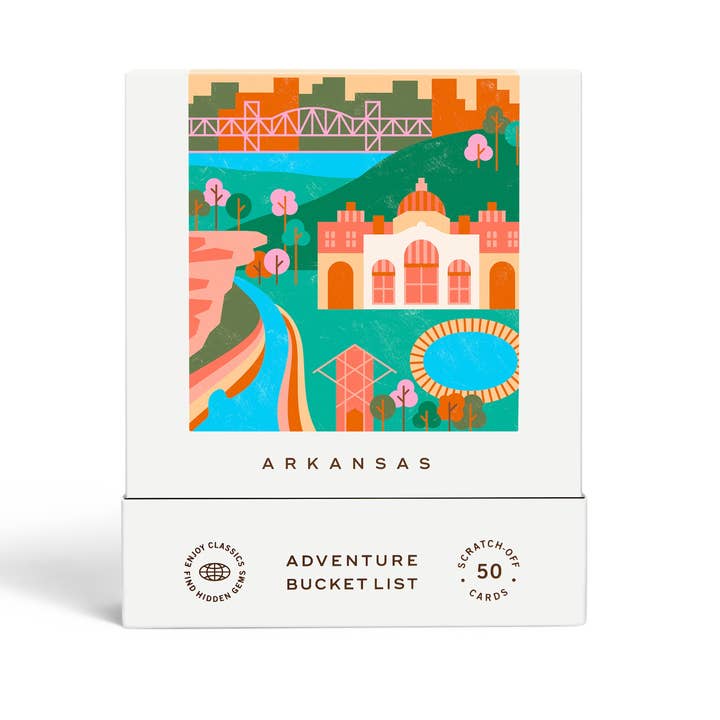 Arkansas Adventure Bucket List for wholesale by Reach International Outfitters