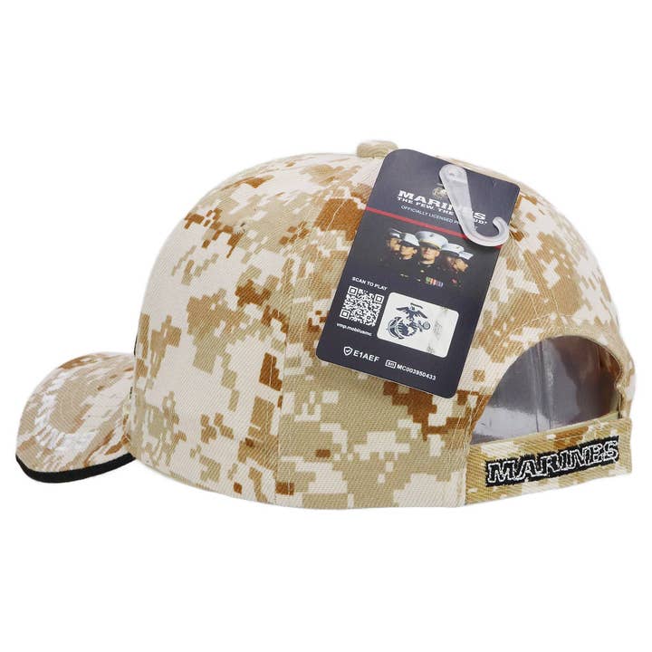 Cap Zone - Wholesale Baseball Cap - Unisex - U.s. Marine Corps Logo Licensed Baseball Cap5