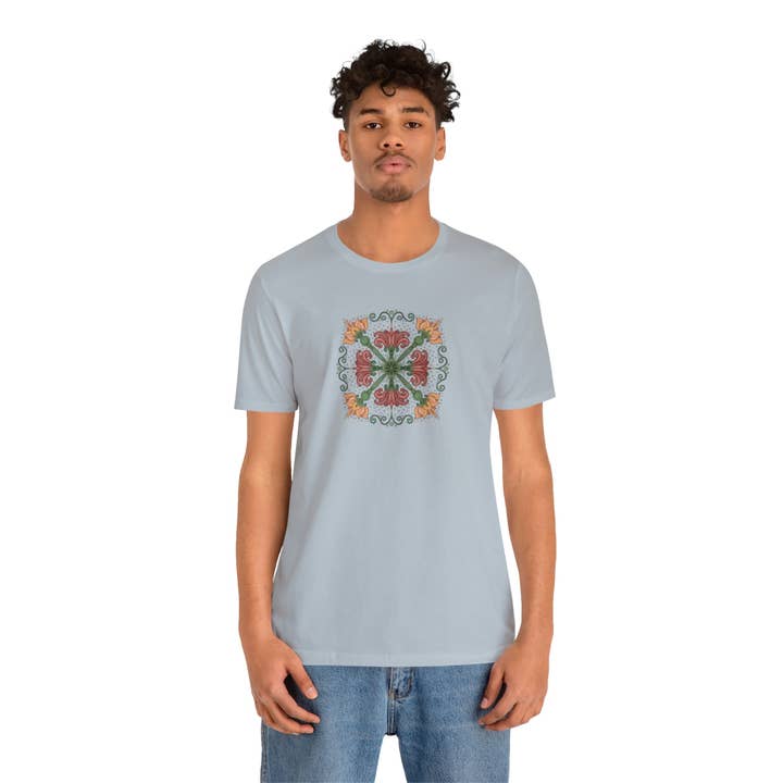 Spring Flower Unisex Jersey Short Sleeve Tee for wholesale by Art By: Julianna McPherson