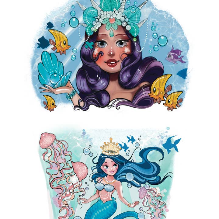 Majestic Mermaid Full Sleeve Tattoo for wholesale by Tony Ray