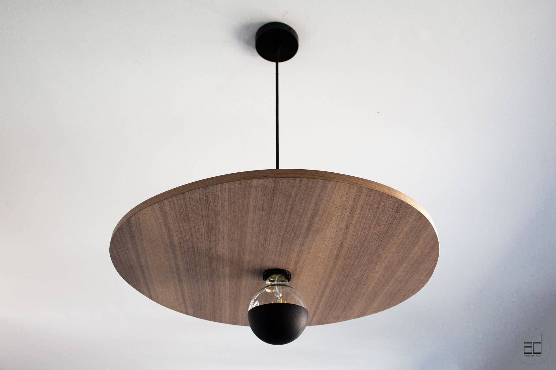 Atelier Débardeur – wholesale Chandelier/hanging light – Gimli pendant - Walnut0