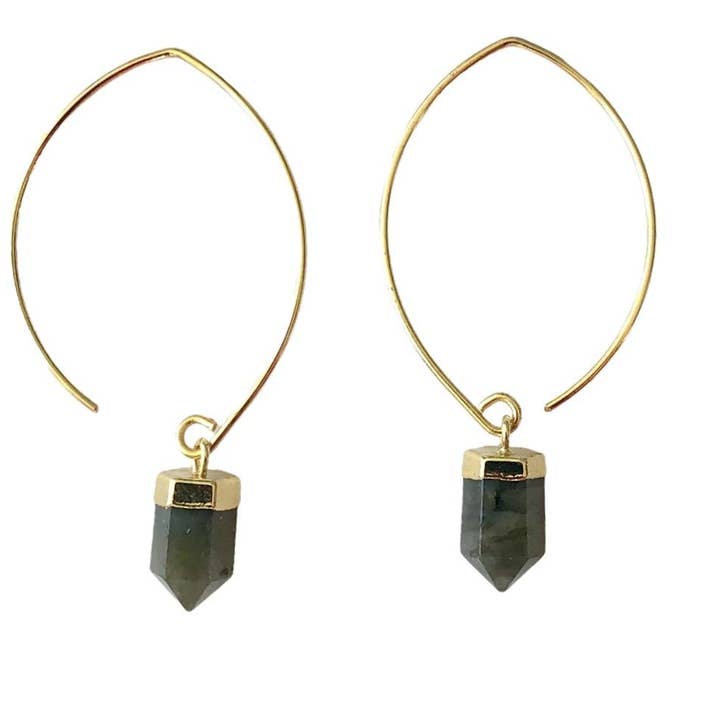 Semi aros de labradorite por atacado de Colour Addict Jewellery
