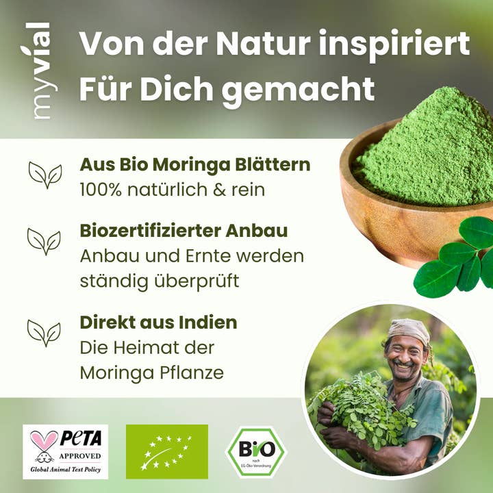myvial - Wholesale Oral Supplement/Vitamin - Organic Moringa Capsules
