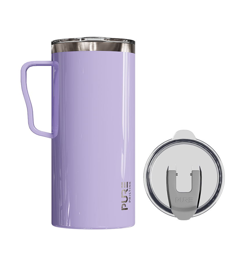 PURE Drinkware - Wholesale Insulated Mug/Tumbler - “It Fits” Thermal Travel Mug 18oz – Antimicrobial - Solid Colors6