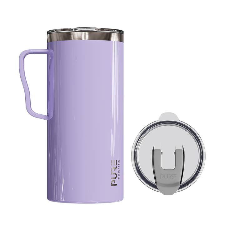 PURE Drinkware - Wholesale Insulated Mug/Tumbler - “It Fits” Thermal Travel Mug 18oz – Antimicrobial - Solid Colors6