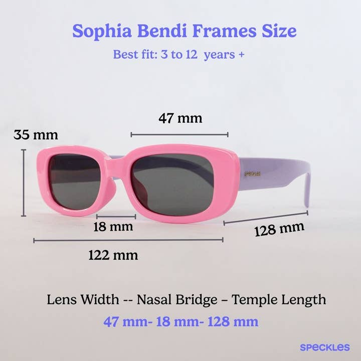 Speckles for Kids - Wholesale Sunglasses – kids - Sophia - Bendi Kids Sunglasses2
