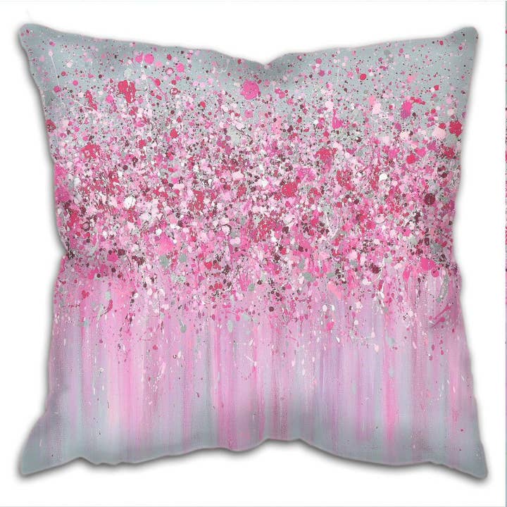 Pretty In Pink Cushion for wholesale by Jo Gough