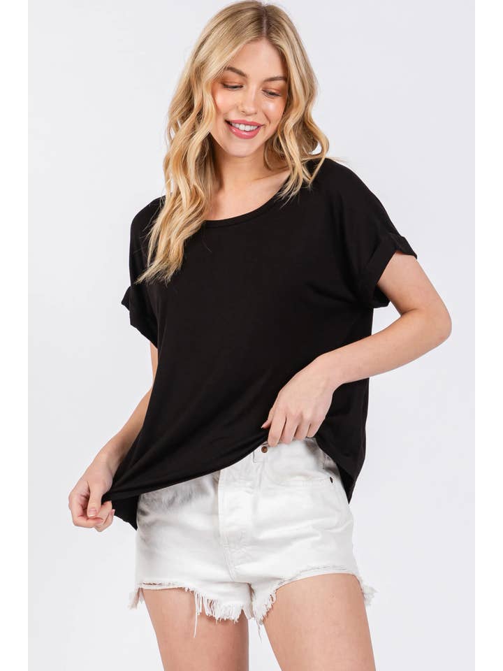 Final Touch - Vendita all'ingrosso Top in maglia - Donna - Top Girocollo in Modal Rayon - T3104818