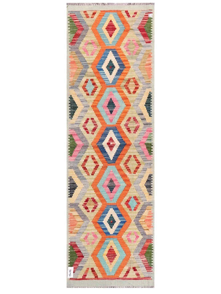 Maimana Afghanistan Kilim Rug - 199 x63 cm for wholesale by Imaco Rugs