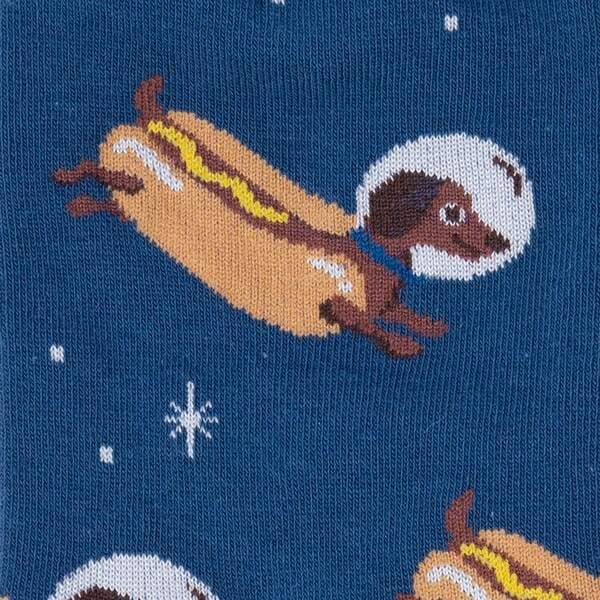 Sock it To Me - Wholesale Socks - Women's - Weiner Dogs, In Space! Crew Socks2