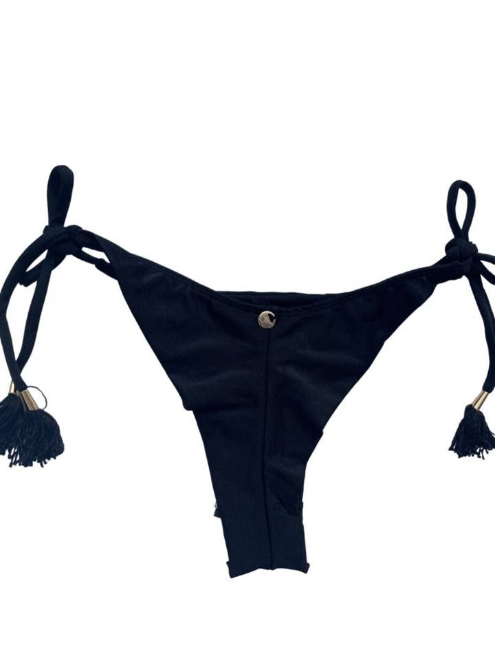 Bas brésilien effronté à nouer sur le côté et string en V pour la vente par Brazilian Coast Beachwear