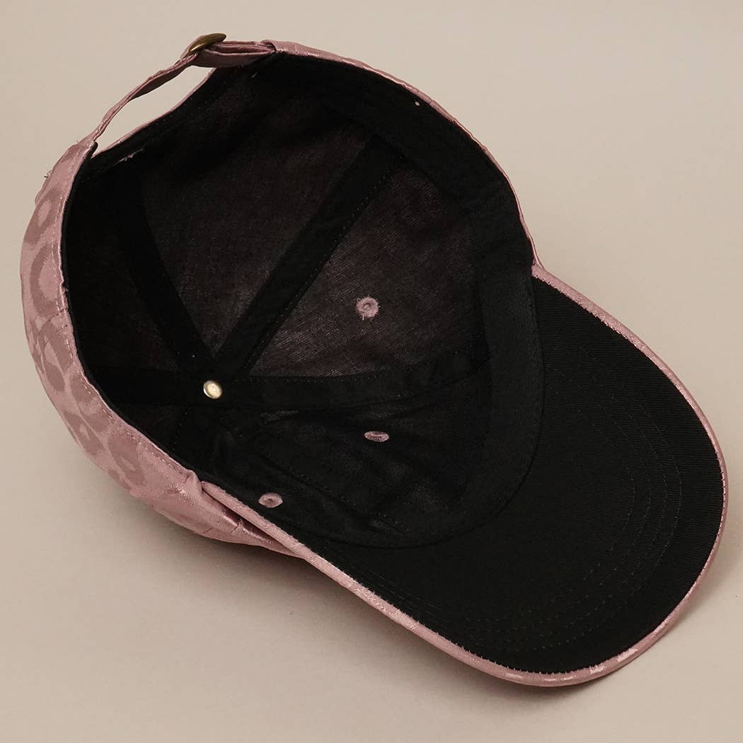 Fashion City – wholesale Baseball cap – Women's – Tonal Leopard Printed Snapback Baseball Cap7