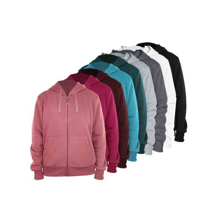 LeeHanTon - Wholesale Hoodie - Unisex - LeeHanTon Ladies Full Zip Fleece Sweater7