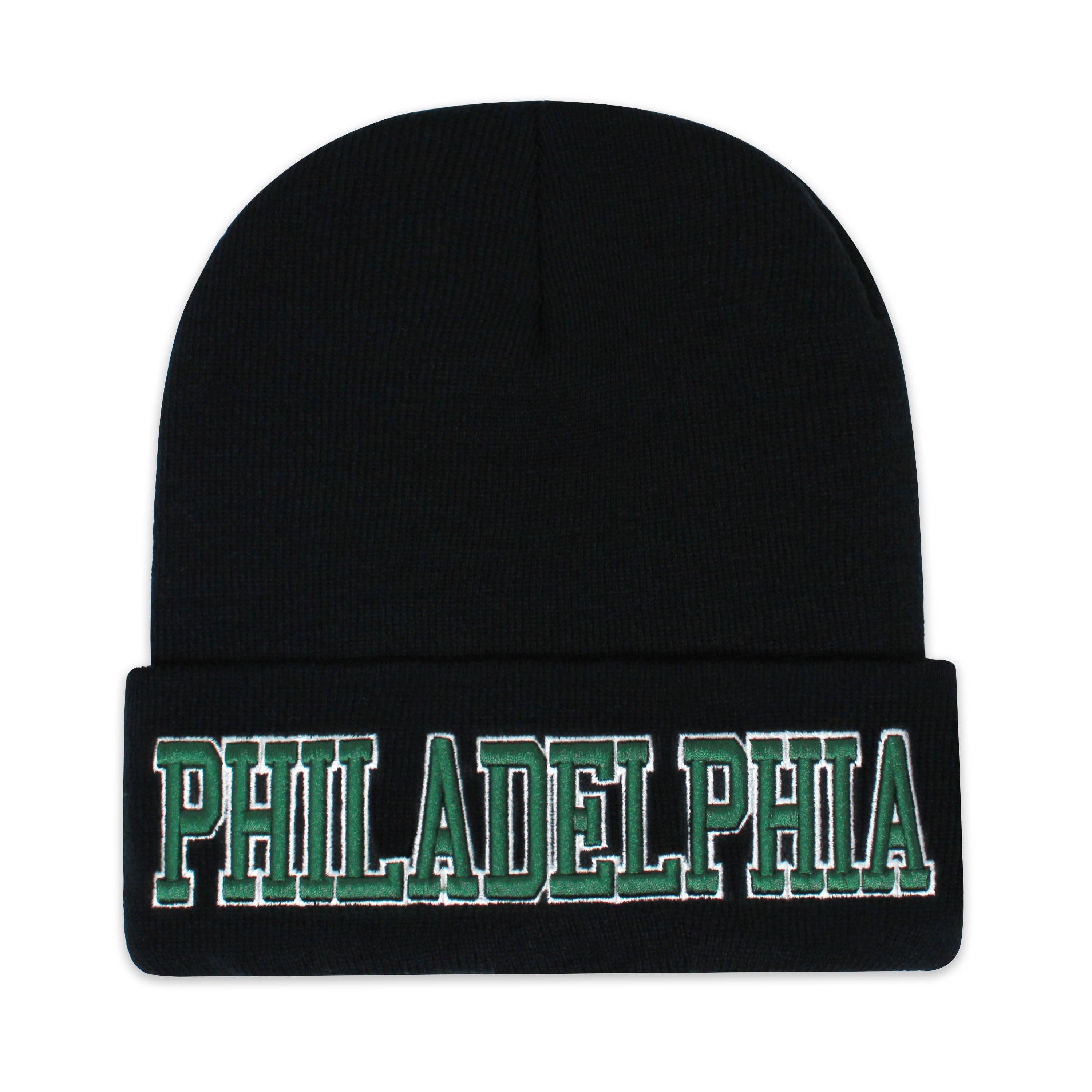 ChoKoLids - Vente Bonnet – unisexe - Bonnets noirs en tricot brodé 3D Football Sports Team City28