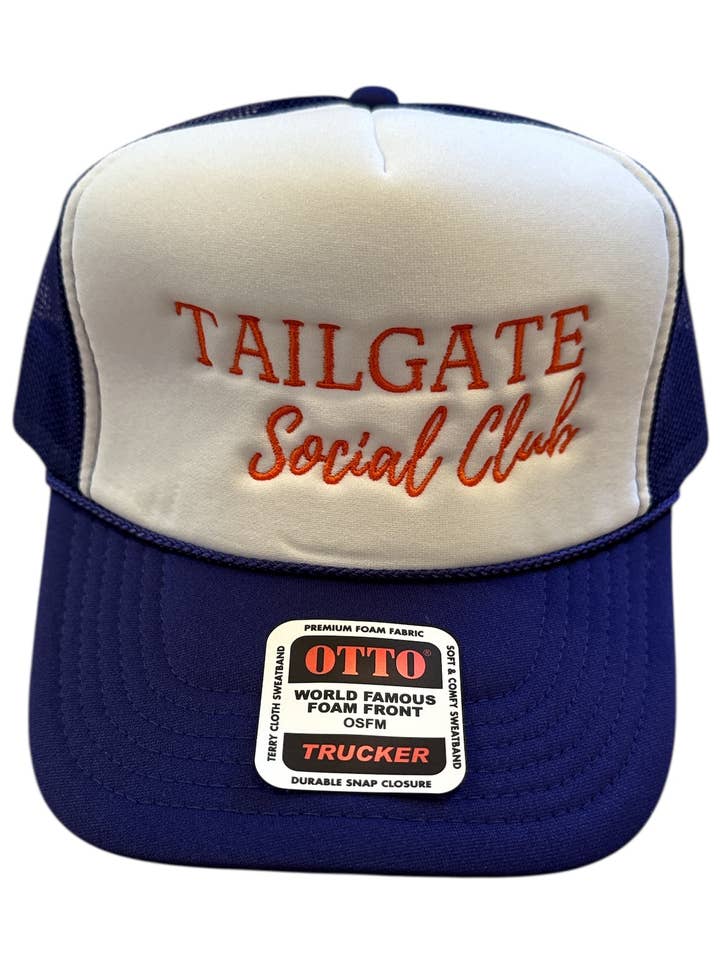Tailgate Social Club Purple and Orange Hat for wholesale by Happy Sunday