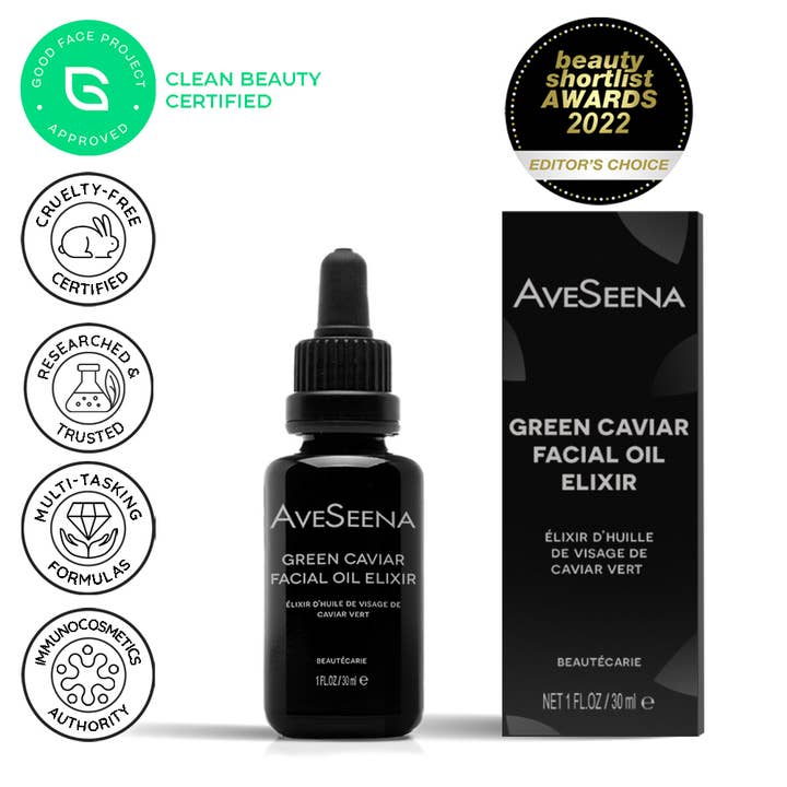 AveSeena – Großhandel Gesichtsöl – GRÜNER KAVIAR GESICHTSÖL ELIXIER