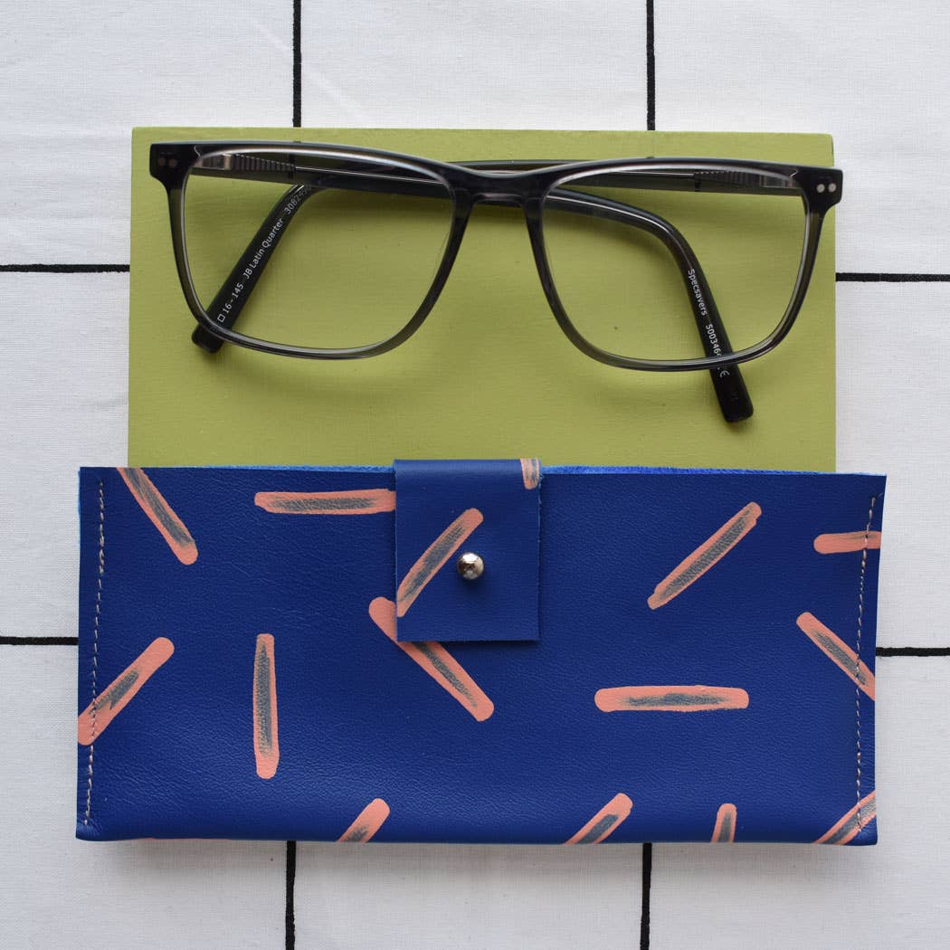 Jemma Marston - Wholesale Eyewear Cases & Holders - Women's - Hand Painted Leather Glasses Pouch2