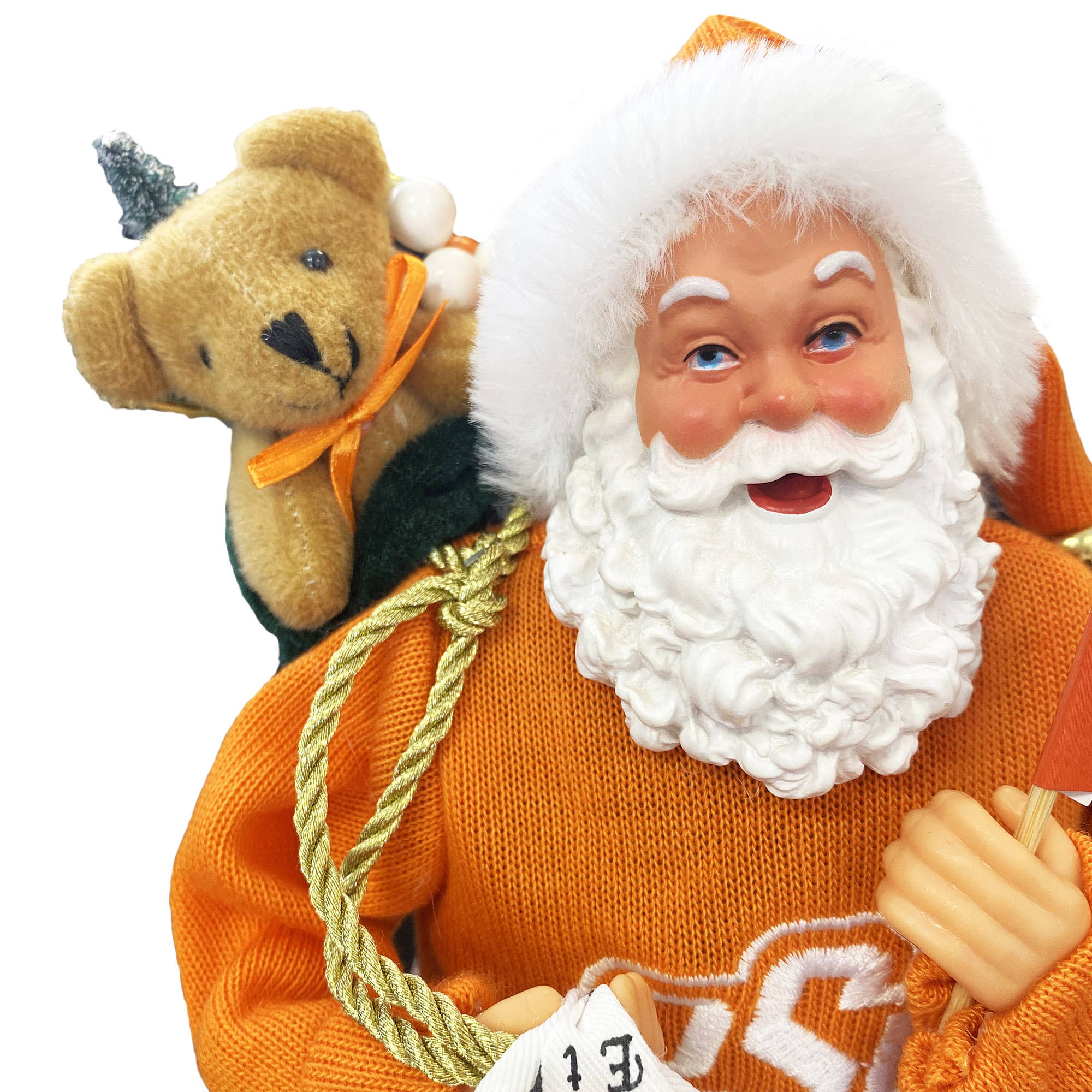 Santa’s Workshop Inc. - Wholesale Christmas Decoration - 12" Oklahoma State Proud Santa4