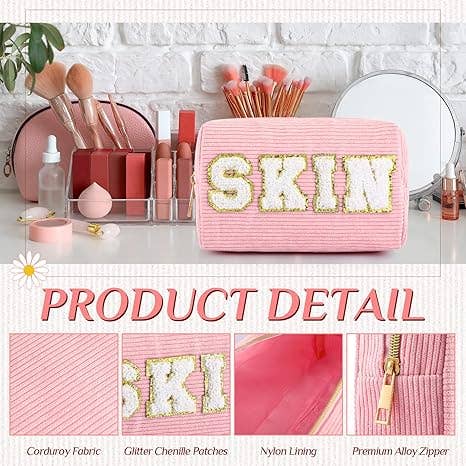 Crover - Wholesale Makeup/Cosmetic Bag - Corduroy Makeup Bag 3