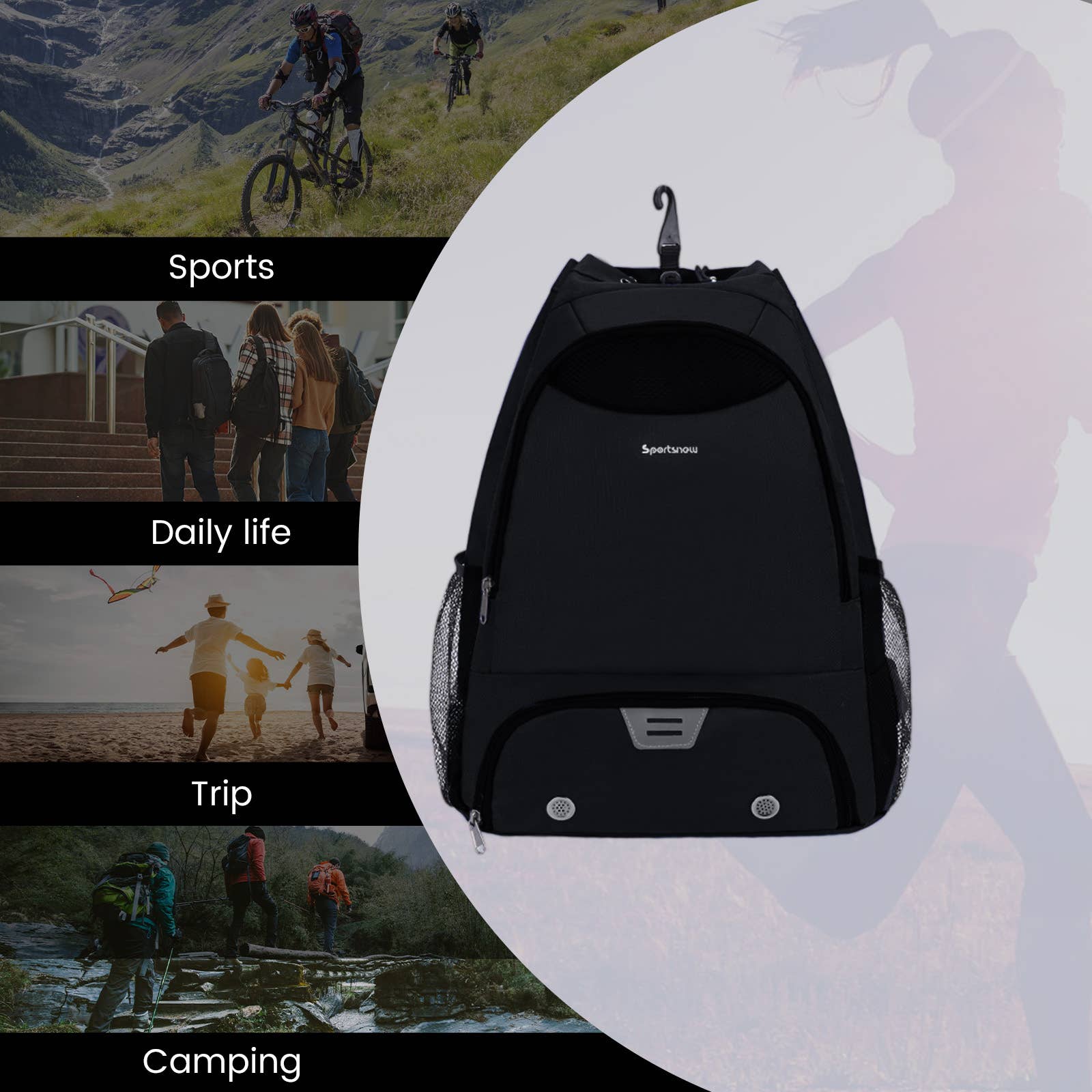 wandf - Wholesale Backpack - Unisex - Drawstring Backpack Soccer Basketball Backpack Gym Bag61