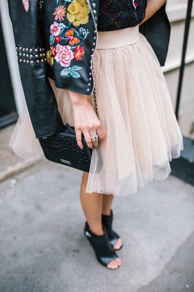 Sylvie Muller - Wholesale Skirt - Women's - Champagne Over the Knee tutu1